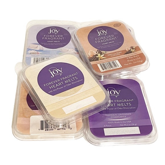 Joy Mangano Assorted Heart Shape Wax Melts Scents Home Smell NEW Odor Eliminate - Picture 1 of 4